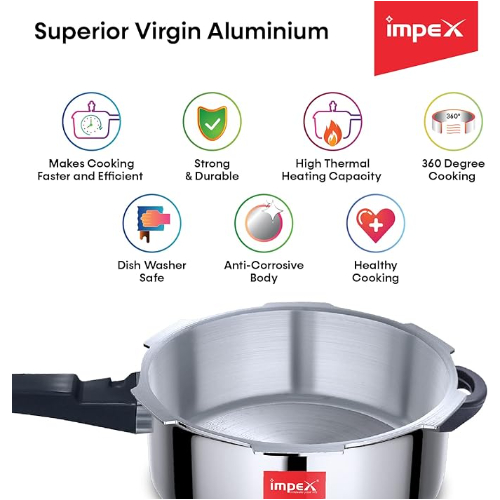 Impex Norma 5 Pressure Cooker 5 Ltr