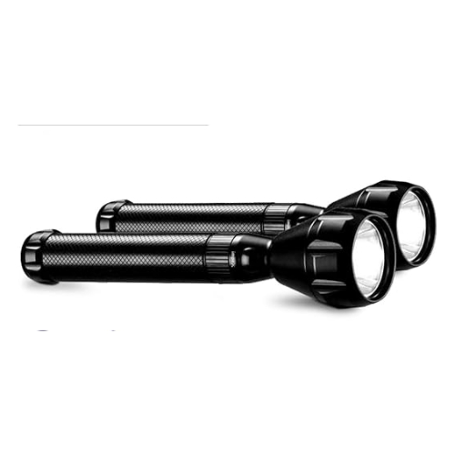 Impex CB 2223 Rechargeable LED Flashlight 2 Pcs Combo