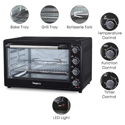 Impex OV 2904 100 Ltr Electric Oven Rotisserie with convection