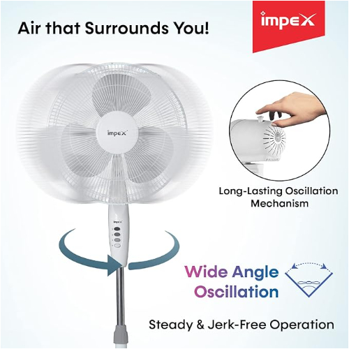 Impex PF 7501 16"Pedestal Fan 
