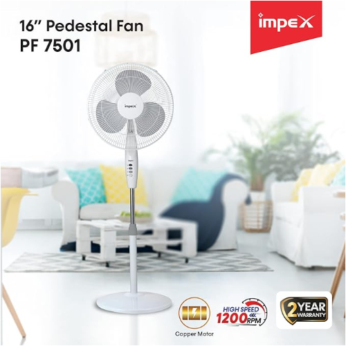 Impex PF 7501 16"Pedestal Fan 