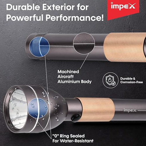 IMPEX LEADER P2 RECHARGEABLE LED FLASHLIGHT