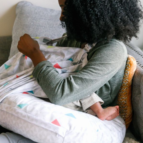 INGENUITY Plenti+Nursing Pillow + Nursing Cover - Colorful Gem