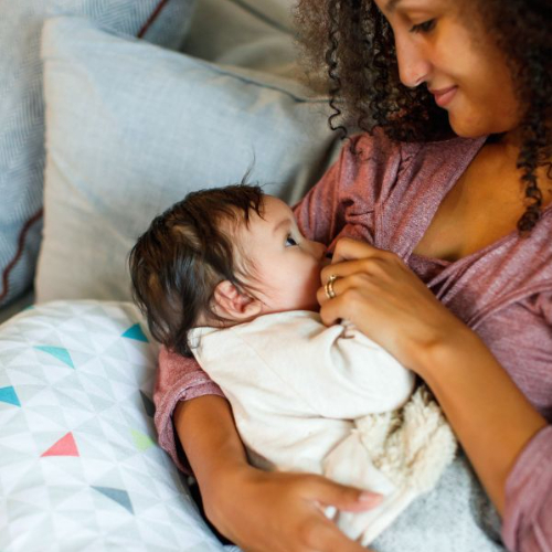 INGENUITY Plenti+Nursing Pillow + Nursing Cover - Colorful Gem