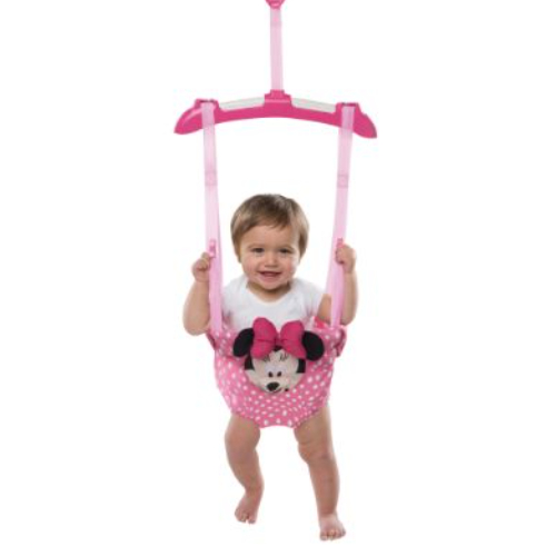 Disney Baby Minnie Mouse Door Jumper, Pink