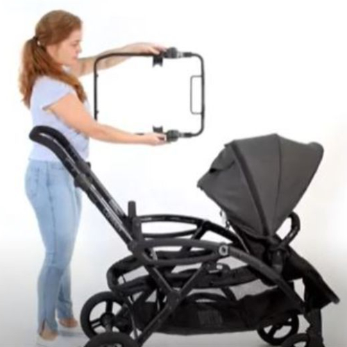 Contours Tandem Chicco KeyFit Car Seat Adapter, Black