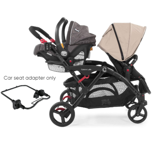 Contours Tandem Chicco KeyFit Car Seat Adapter, Black