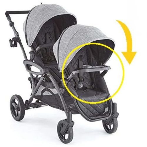 Contours Element Child Snack Tray V2, Black