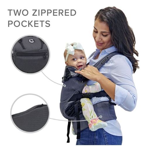 Contours Love 3 Position Baby Carrier, Black