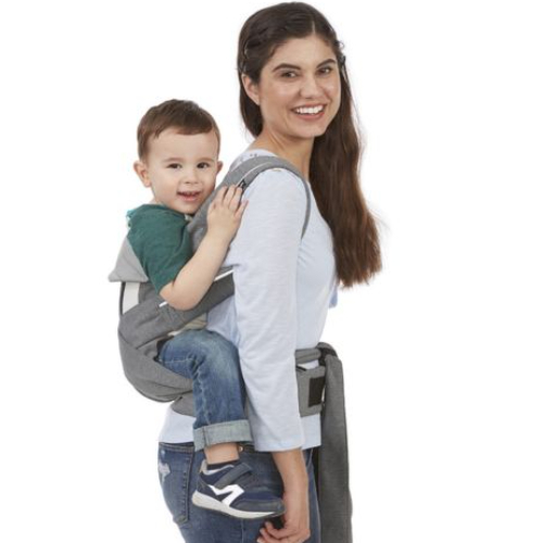 Contours Cocoon Buckle-Tie Carrier, Heather Grey