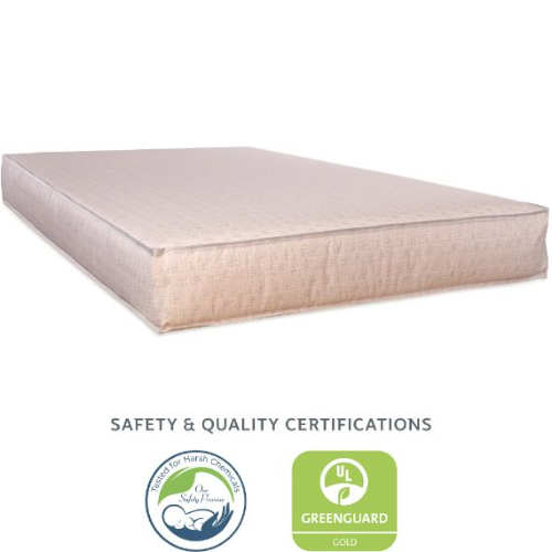 Kolcraft Fresh Start Crib & Toddler Mattress, Sustainable Fiber Foam, Waterproof