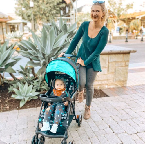 Kolcraft Cloud Sport Lightweight Stroller, Abacus Teal