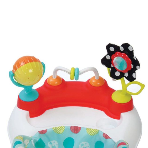 Kolcraft Tiny Steps 2-in-1 Activity Walker, Blue/pink