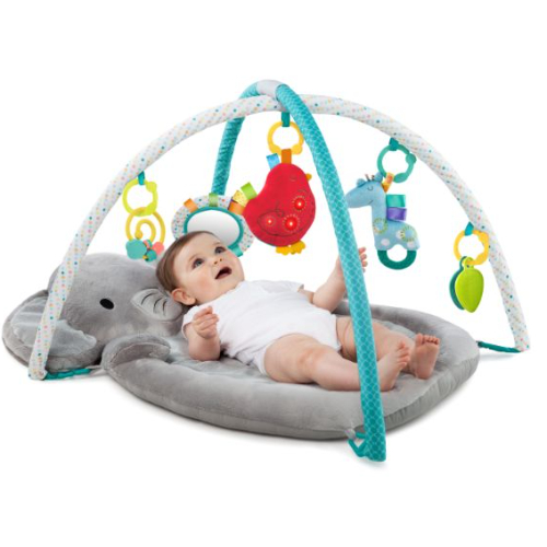 Bright Starts Enchanted Elephants Activity Gym, Grey