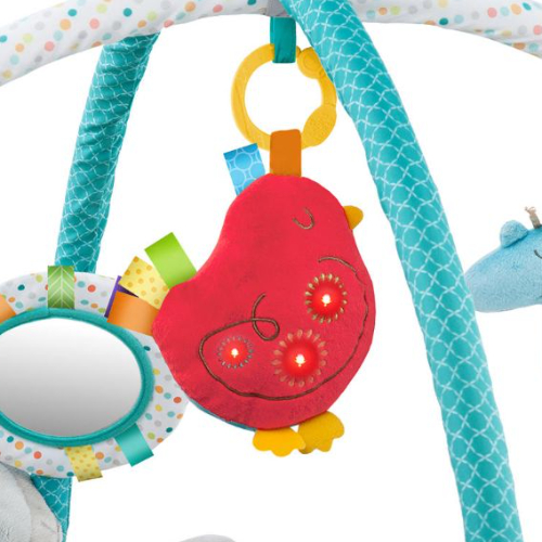 Bright Starts Enchanted Elephants Activity Gym, Grey