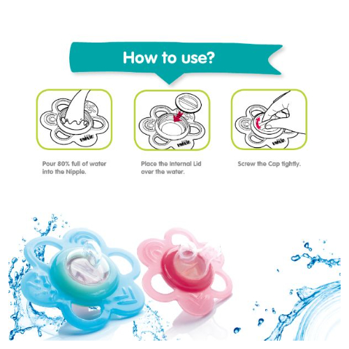 Farlin Versatile Refillable Cooling Gum Soother 1pc, Assorted