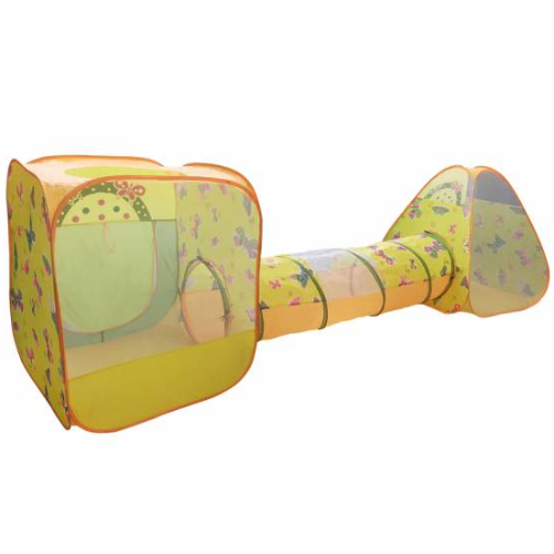 Ching Ching Butterfly Triangle+Square House and Tunnel with 100pcs Colorful Ball