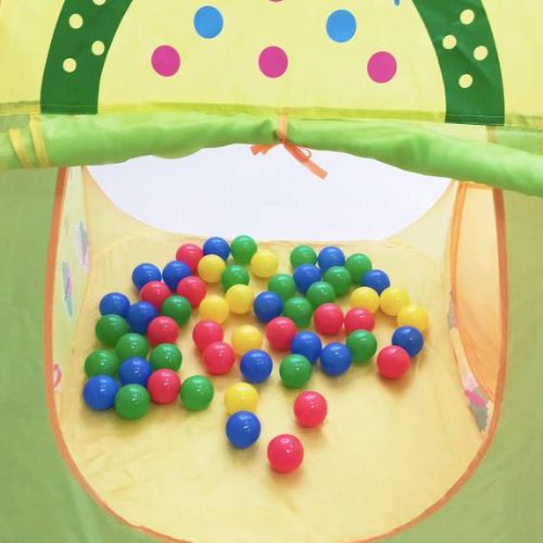 Ching Ching Butterfly Triangle House and Tunnel with 100pcs Colorful Balls