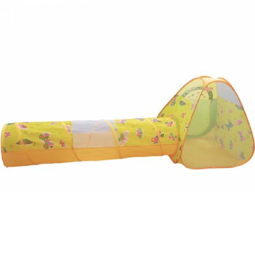 Ching Ching Butterfly Triangle House and Tunnel with 100pcs Colorful Balls