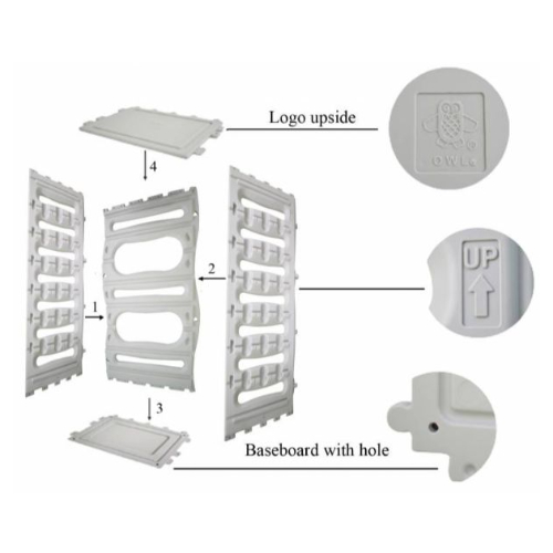 Ching Ching 3 Drawers Cabinet Organizer, Assorted