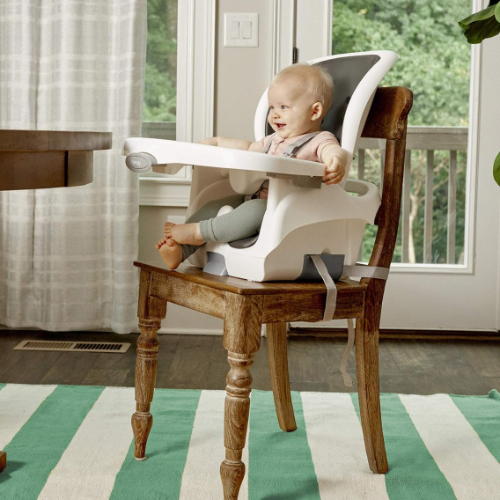 Ingenuity SmartClean Trio 3-in-1 High Chair Slate - White and Grey