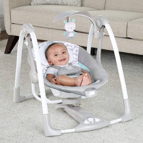 Ingenuity Convert Me Swing-2-Seat Raylan, Grey