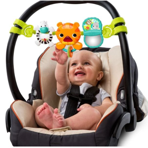 BRIGHT STARTS Take Along Carrier Toy Bar Tiger