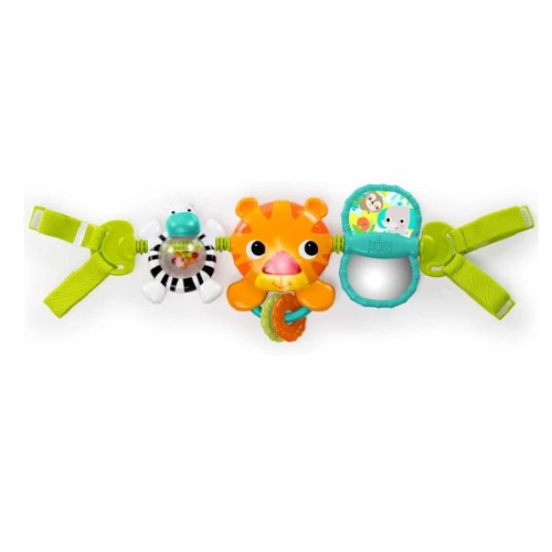 BRIGHT STARTS Take Along Carrier Toy Bar Tiger