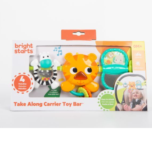 Bright Starts Take Along Carrier Toy Bar
