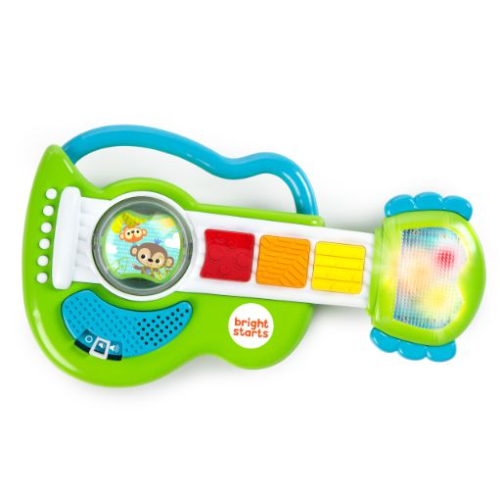 BIRGHT STARTS Rattling Rockstar Guitar, Green
