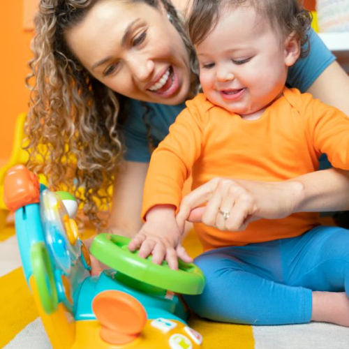 BRIGHT STARTS Lights & Colors Driver, Blue