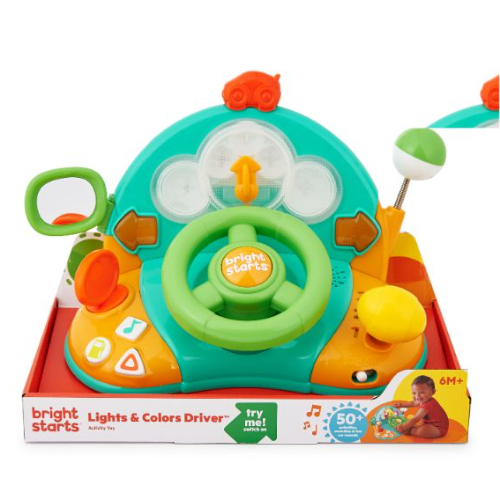 BRIGHT STARTS Lights & Colors Driver, Blue
