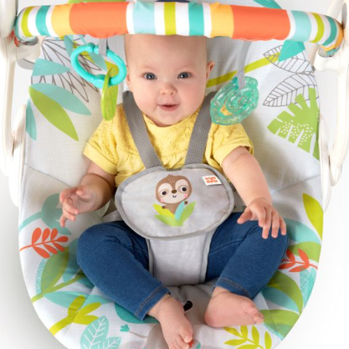 Bright Starts Rainforest Vibes Portable Swing, Multicolour