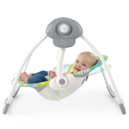 Bright Starts Rainforest Vibes Portable Swing, Multicolour