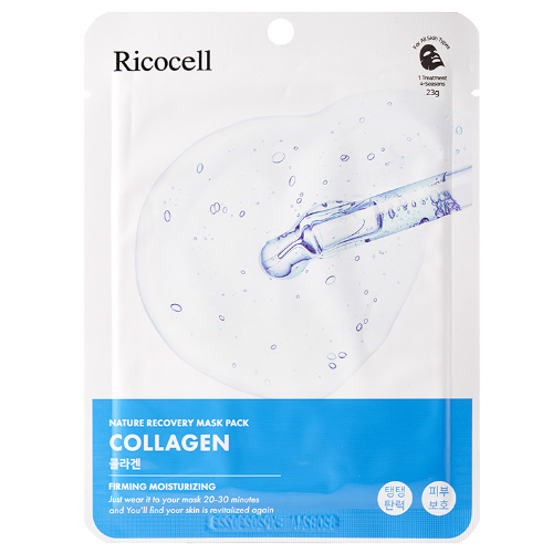 Ricocell Nature Recovery Mask Pack Collagen 23g 10 Sheets