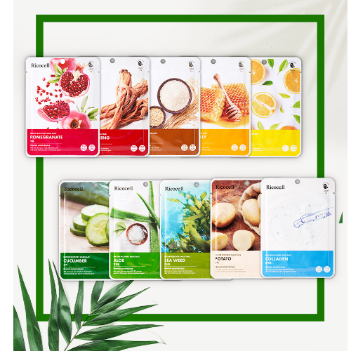 Ricocell Nature Recovery Mask Pack Vitamin 23g 10 Sheets