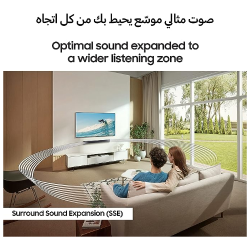 Samsung 2.0CH Wireless Soundbar, with Night Mode, Black, HW-C400/ZN