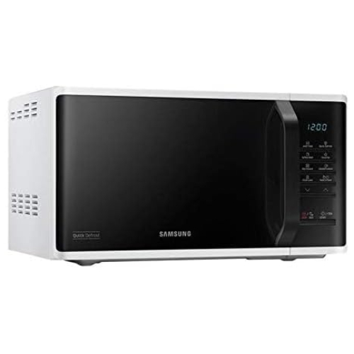 Samsung 23 Liters Solo Microwave with Quick Defrost, White - MS23K3513AW"Min 1 y