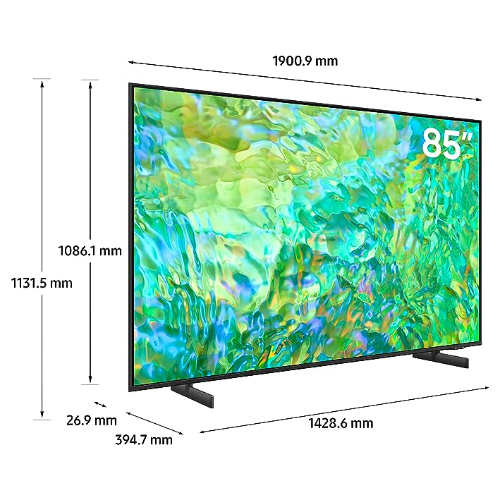 Samsung 85 Inch TV Crystal UHD 4K Crystal Processor 4K Airslim Dynamic Crystal