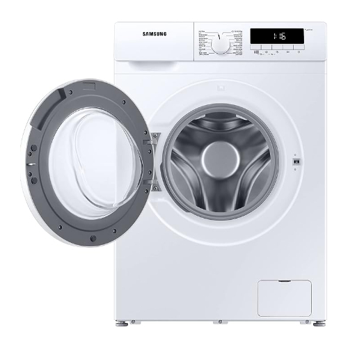Samsung Front Load Washing Machine with Quick Wash, 7Kg, White, Eco Drum Clean, 