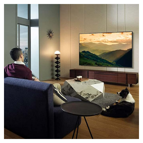 Samsung 65 Inch TV QLED Quantum Dot Hdr10+ Airslim Hub - QA65Q60CAUXZN