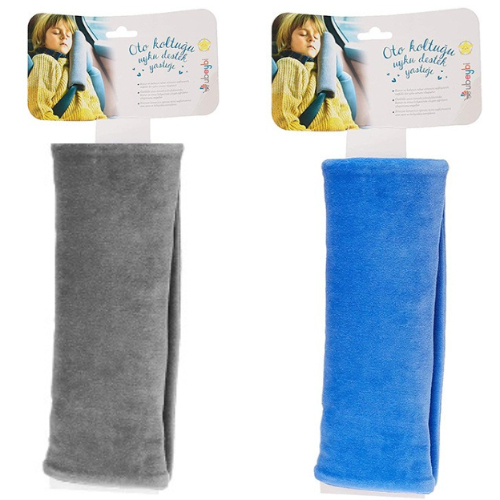 Ubeybi Seatbelt Pillow, Blue/Grey - Assorted