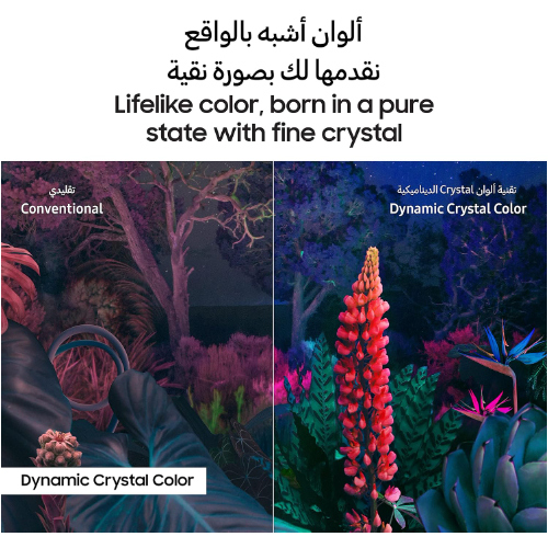 Samsung 65 Inch TV Crystal UHD 4K Crystal Processor 4K Airslim Dynamic Crystal