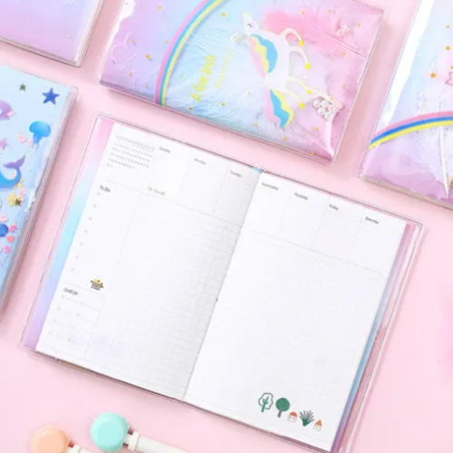 Bling Bling Mermaid Sequin Fashion Gliter Sequin Planner and Diarry - Mermaid + 