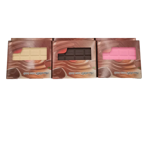 Biscuit Chocolate Kawaii Journal Rectangular Bitten - Pink Chocolate, White Choc