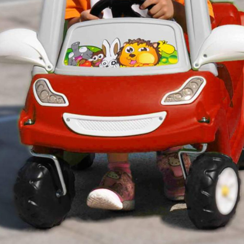 Ching-Ching Smart Coupe Ride On Car, Red