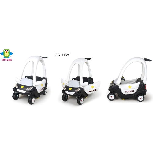 Ching-Ching Smart Coupe Ride On Car, White