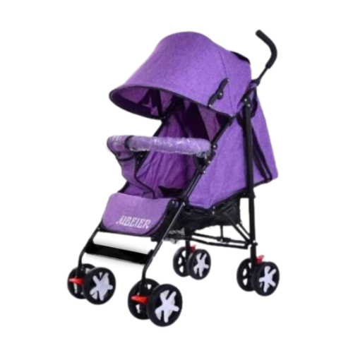 VIP STARS Aluminium Handle Smart Folding Baby Buggy Push Chair, 1 Piece Assorted