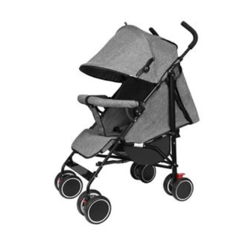 VIP STARS Aluminium Handle Smart Folding Baby Buggy Push Chair, 1 Piece Assorted