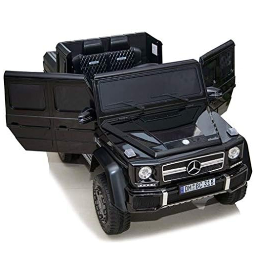 Vip Stars - Vip Stars -Licensed Mercedes-Benz 12V7Ah*2 Battery, Leather Seats, R